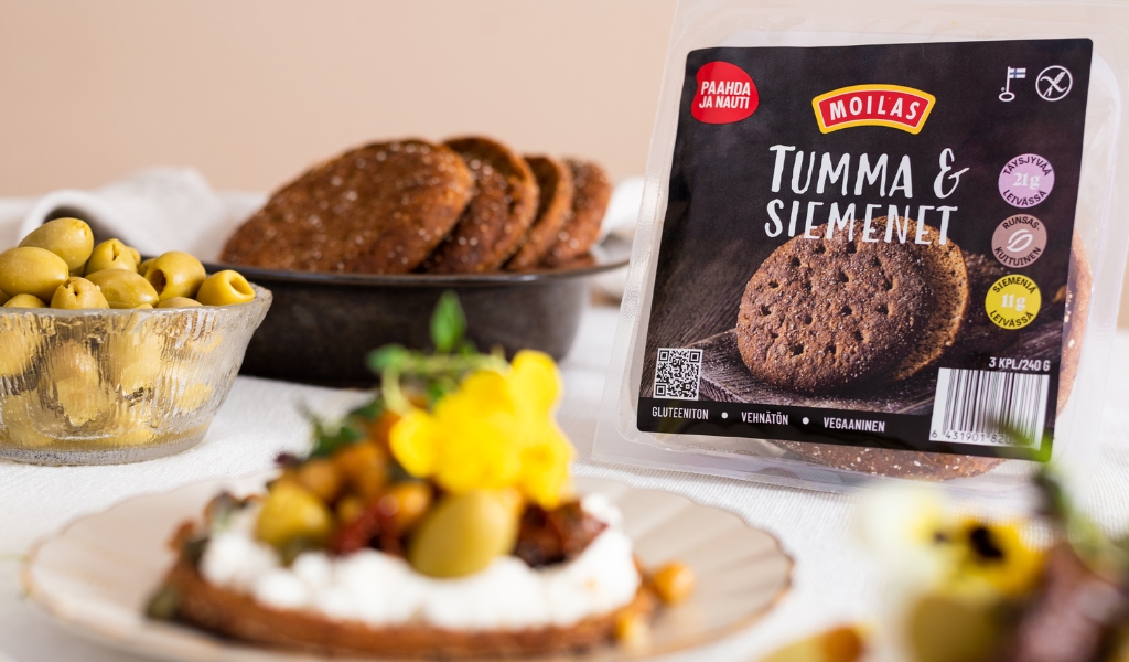 Suojakaasuun pakattu leipä – pitkä säilyvyys ilman pakastamista