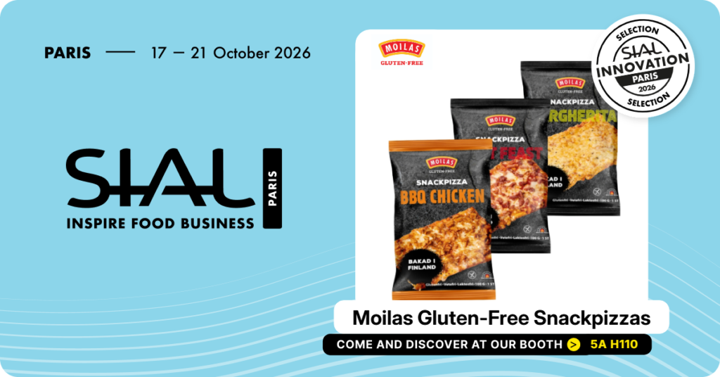 SIAL Innovation Selection 2026 -tunnustukset snackpizzoille ja kolmioleiville